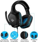 Slusalice sa mikrofonom Logitech G432 Black Blue 981-000770 - Slika 4