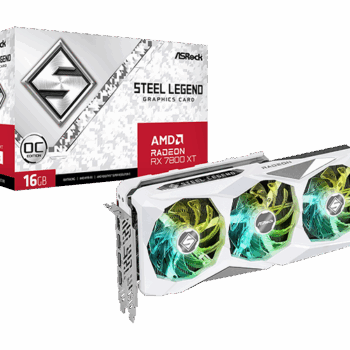 SVGA Asrock Radeon RX 7800 XT Steel Legend 16GB GDDR6 OC, RX7800XT SL 16GO