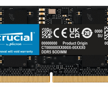 RAM SODIMM DDR5 16GB Micron Crucial 4800MHz CT16G48C40S5