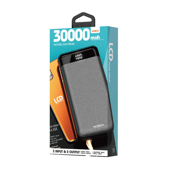 Power bank Moxom MX-PB30 30000mAh crni