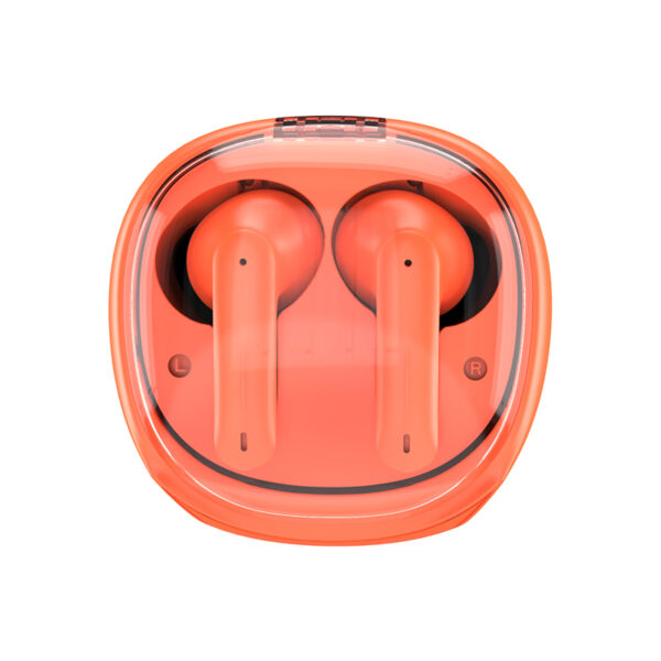 Bluetooth slušalice Airpods Moxom narandžaste