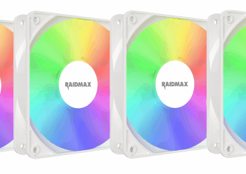 Raidmax 4x 120mm White Infinity ARGB, NVX120FWDC4