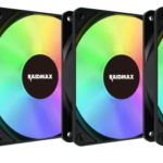 Raidmax 4x 120mm X-AIR ARGB fans Crni, NVX120FBDC4