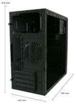 TOWER LC POWER Micro ATX LC-2015MB-ON 2xUSB2.0 2xUSB3.0 - Slika 5
