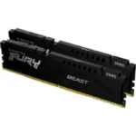 RAM DIMM DDR5 32GB (2x16GB) 6000MHz Kingston Fury Beast Black KF560C30BBK2-32 - Slika 2