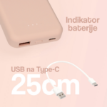 Powerbank Magsafe PD 5000 mAh roze - Slika 3