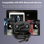 Bluetooth slusalice Airpods Wireless L2 crne - Slika 3