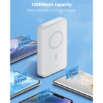 Back up baterija LDNIO PQ16 10000mAh, 15W wireless, sivo bela - Slika 3