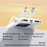 Back up baterija REMAX Rellaen series RPP-657 2.4A 10000mAh bela - Slika 4