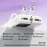 Back up baterija REMAX Rellaen series RPP-658 2.4A 20000mAh crna - Slika 4