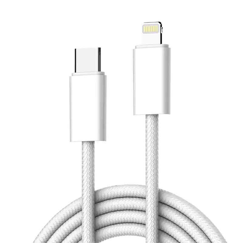 13102024670bce43347e8.png Data kabl LDNIO LC902-I 30W Type C na Lightning beli 2m - Slika 1