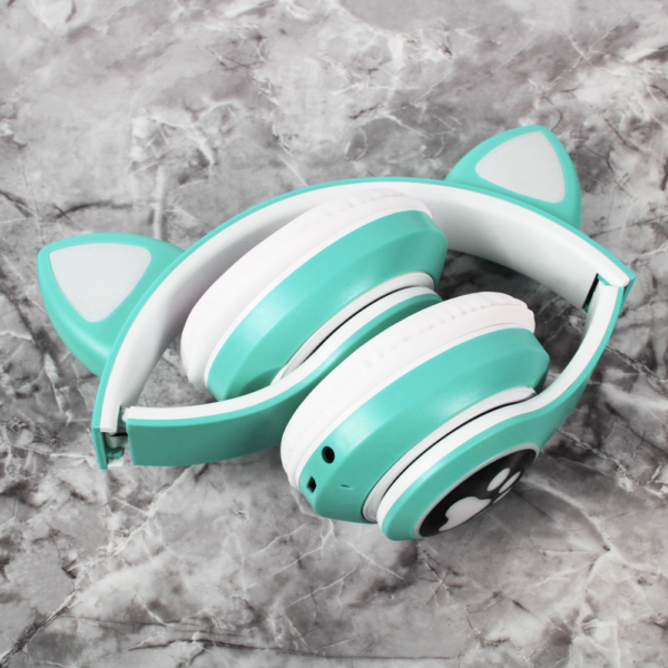 Bluetooth slusalice Cat Ear JST-28 mint