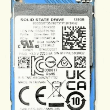 SSD M.2 Nvme 128GB Refurbished Bulk