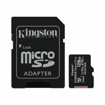 Micro SD Kingston 128GB Canvas Select Plus SDCS2/128GB + sd adapter
