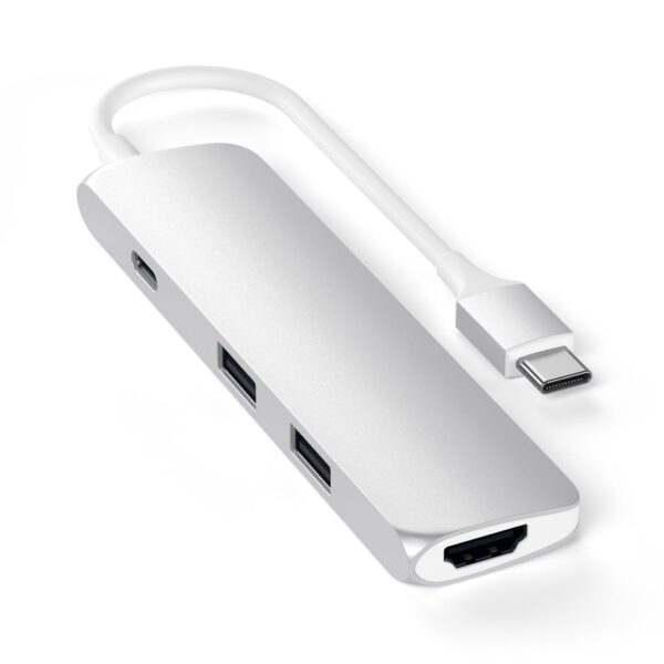 Satechi Slim Type-C MultiPort Adapter, silver