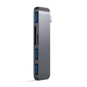 SATECHI TYPE-C USB 3.0 3-IN-1 COMBO HUB - Space Gray
