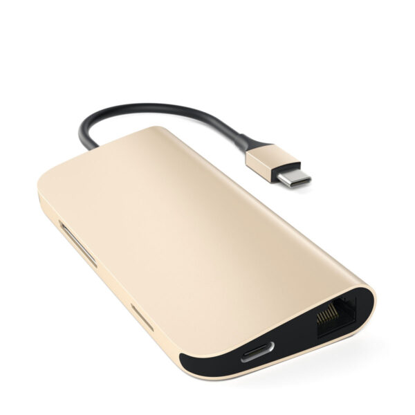 Satechi Type-C Multi-Port 4K Adapter - Gold