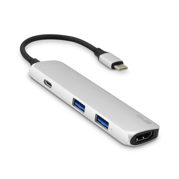 iSTYLE USB Type-C HUB 4K HDMI - silver/black