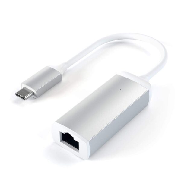 SATECHI Type-C Gigabit Ethernet Adapter - Silver