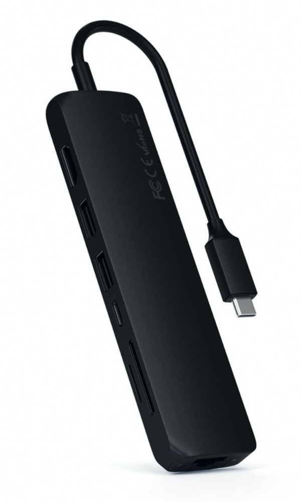 SATECHI USB-C SLIM MULTI-PORT WITH ETHERNET ADAPTER