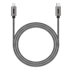 Next One SPACE GRAY USB-C TO LIGHTNING 1,2m METALLIC CABLE