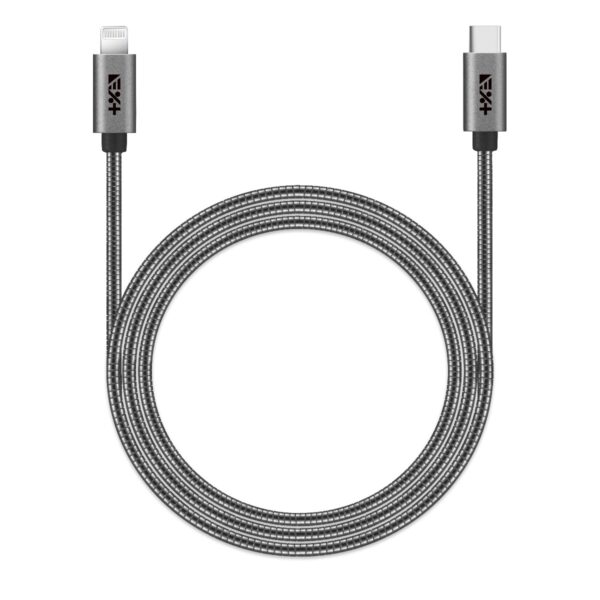 Next One SPACE GRAY USB-C TO LIGHTNING 1,2m METALLIC CABLE