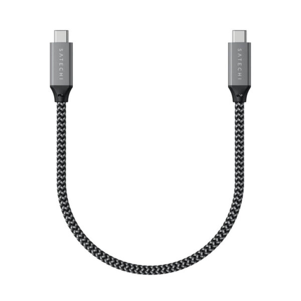 Satechi USB4 C-To-C Braided Cable 40 Gbps 25cm - Grey