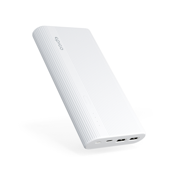 Epico Multiport Power Bank 20 100mAh - white