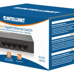 LAN switch Intellinet 530378 10/100/1000 5port/metalni