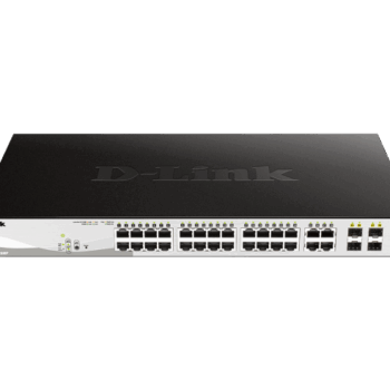 LAN Switch D-Link DGS-1210-28P/E PoE 10/100Mbps 24 PoE port + 4 SFP