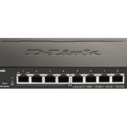LAN Switch D-Link DGS-1100-08PV2 10/100/1000 8port PoE Smart