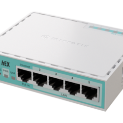 LAN MikroTik E50UG hEX ruter sa 5 x Gigabit LAN / WAN portova 10/100/1000Mb/