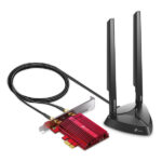 LAN MK PCI-E TP-Link Archer TXE72E WiFi 6 AX5400 dual band 2xExterna antena - Image 7