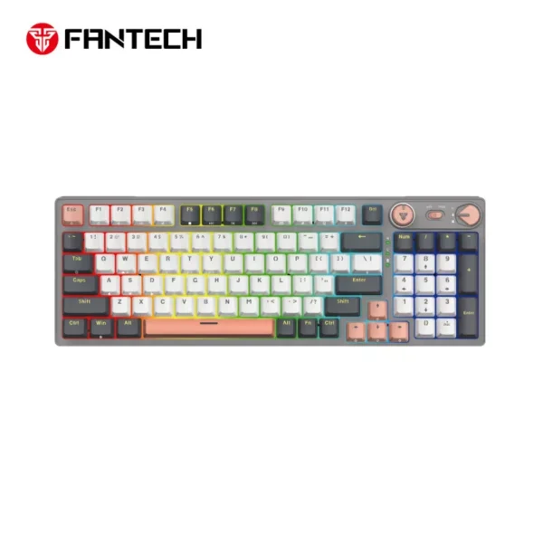 Tastatura Mehanicka Gaming Fantech MK914 RGB Atom PRO96 Wireless Saturn (blue switch)