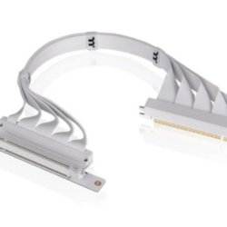 Riser Thermaltake PCI-E4.0 Dual 90 Degree 400mm/90Adapter/Snow/AC-077-CO6OTN-C1