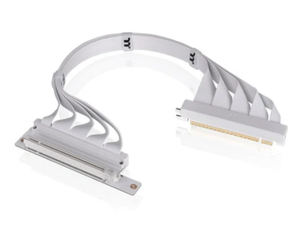 16122024675f8d305a95c.png Riser Thermaltake PCI-E4.0 Dual 90 Degree 400mm/90Adapter/Snow/AC-077-CO6OTN-C1 - Slika 1