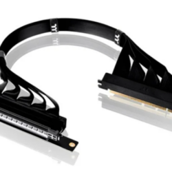 Riser Thermaltake PCI-E4.0 Dual 90 Degree 400mm/90Adapter/Black/AC-077-CO1OTN-C