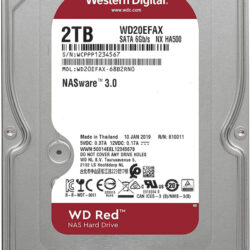 HDD WD 2TB 3.5 IntelliPower 256M Red for NAS WD20EFAX Recertified