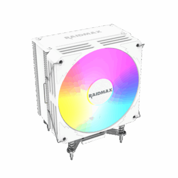 CPU Hladnjak Raidmax AC1204 120mm RGB/PWM/4 heatpipe/White, AC1204KPW