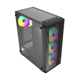 Kućište Raidmax Meshiah X922 S 4xRGB fan/Crni/X922TBS