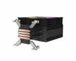 CPU Hladnjak Raidmax AC1204 120mm RGB/PWM/4 heatpipe/Black, AC1204KPB - Image 3