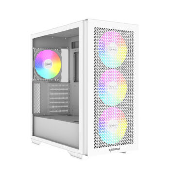 Kućište Raidmax Meshiah X605 Full Tower 4 x ARGB fan/Beli/X605TWF WT