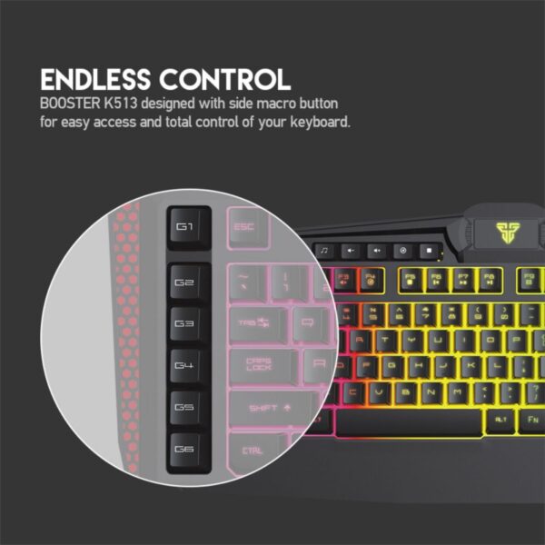 Tastatura Gaming Fantech K513 Booster crna