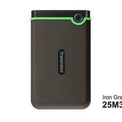 HDD E2.5" Transcend 1TB USB 3.1 TS1TSJ25M3S Anti-shock Iron grey