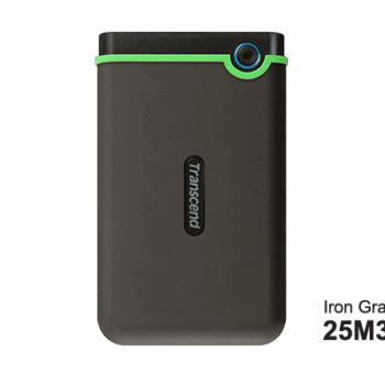 HDD E2.5" Transcend 1TB USB 3.1 TS1TSJ25M3S Anti-shock Iron grey