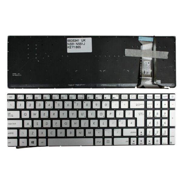 Tastatura za laptop Asus N551 N551J N551JB N751J N751JK N751JX veliki enter - Slika 1