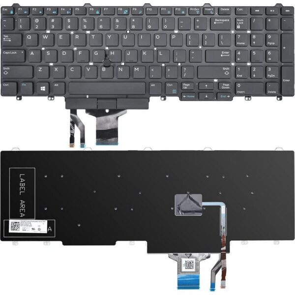 Tastatura za Dell Latitude E5550 / Precision 17 (7710) bez pozadinskog osvetljenja