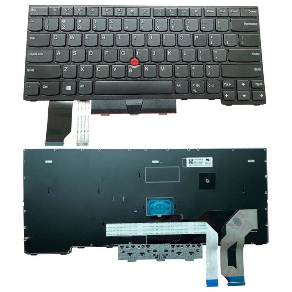 Tastatura za laptop Lenovo Thinkpad L14 gen 1, L14 gen 2 sa gumbom i backlightom