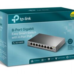 Switch TP Link TL-SG108PE 8-port 10/100/1000/4PoE/Metal