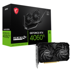 SVGA MSI Geforce RTX 4060-Ti Ventus 2X Black 8GB OC